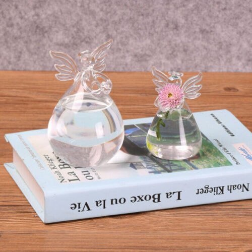 Skanto | Angel Time Transparent Glass Vase