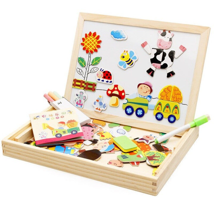 DrawPlay Board - Kreativ Tre Magnetisk Tavle Skanto