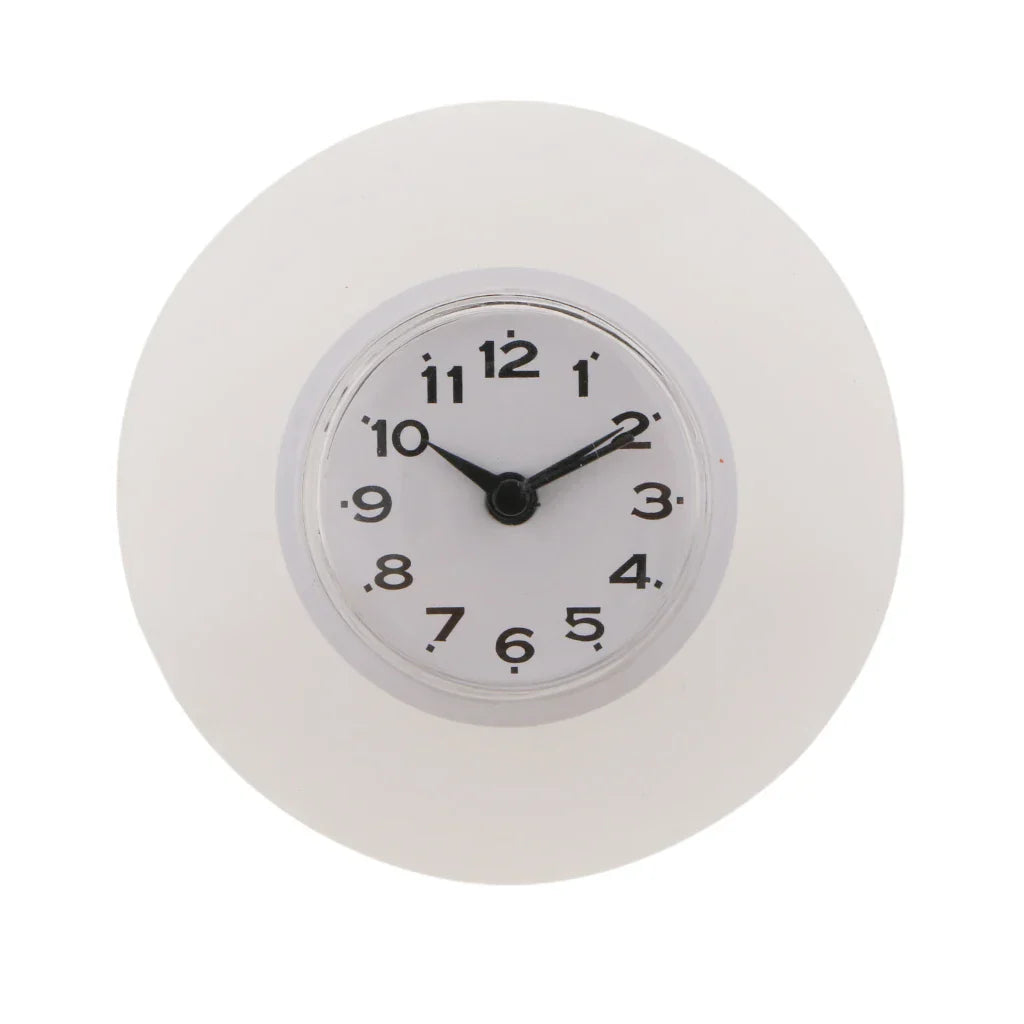 WaterProofClock – Kompakt Sugekopp Klokke for Bad Skanto