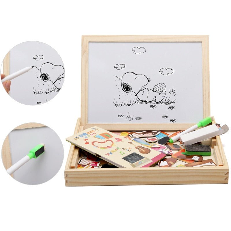 DrawPlay Board - Kreativ Tre Magnetisk Tavle Skanto