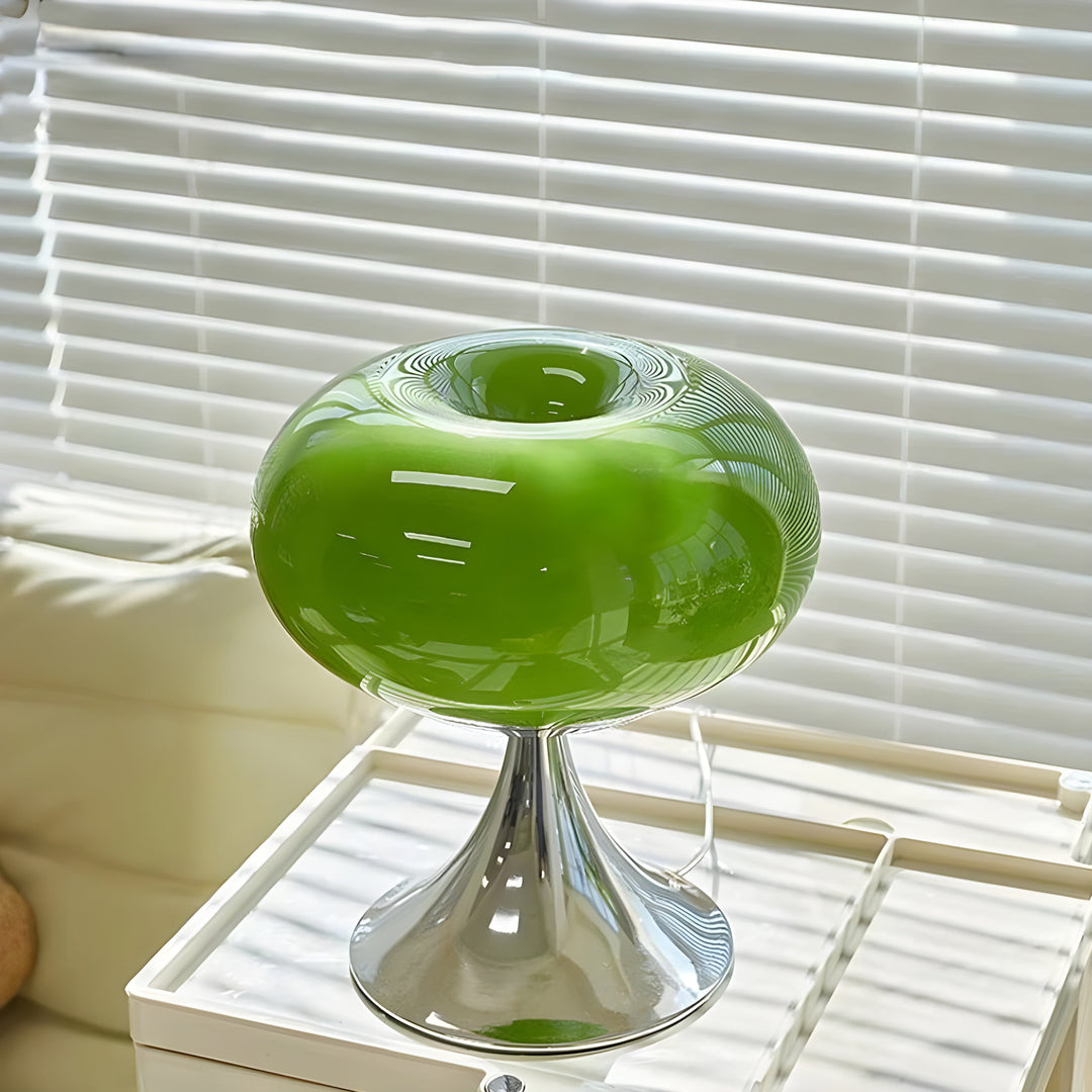 SereneCrystal Lampe - Elegant Retro Bordlampe | Skanto