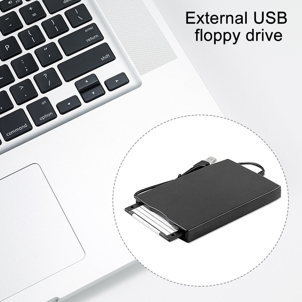3.5" Ekstern Floppy Disk Stasjon | Skanto