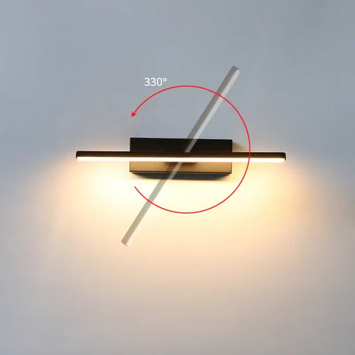 Skanto | Moderne roterbar nattbordvegglampe - justerbar LED vegglampe sokkel