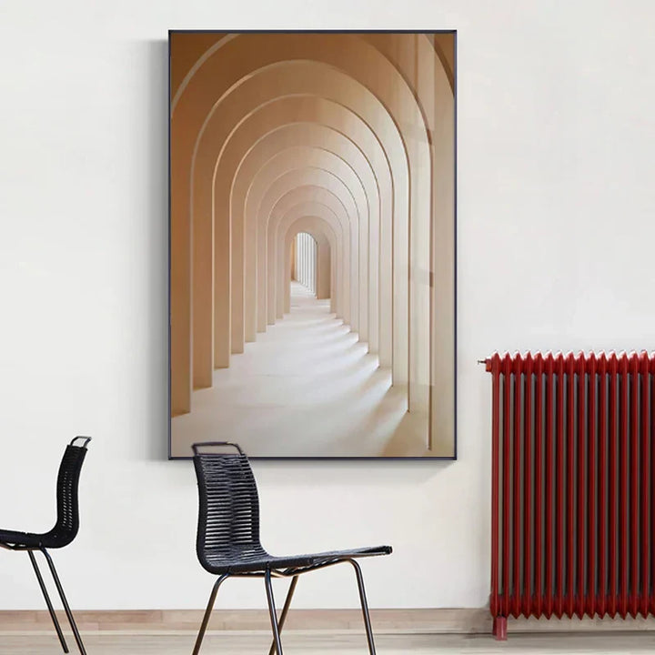 Minimalist Abstrakt Arkitektonisk Veggkunst Fin Kunst Lærtrykk Plakater Bilder For Moderne Leilighet Stue Hjemme Kontor Dekor | Skanto
