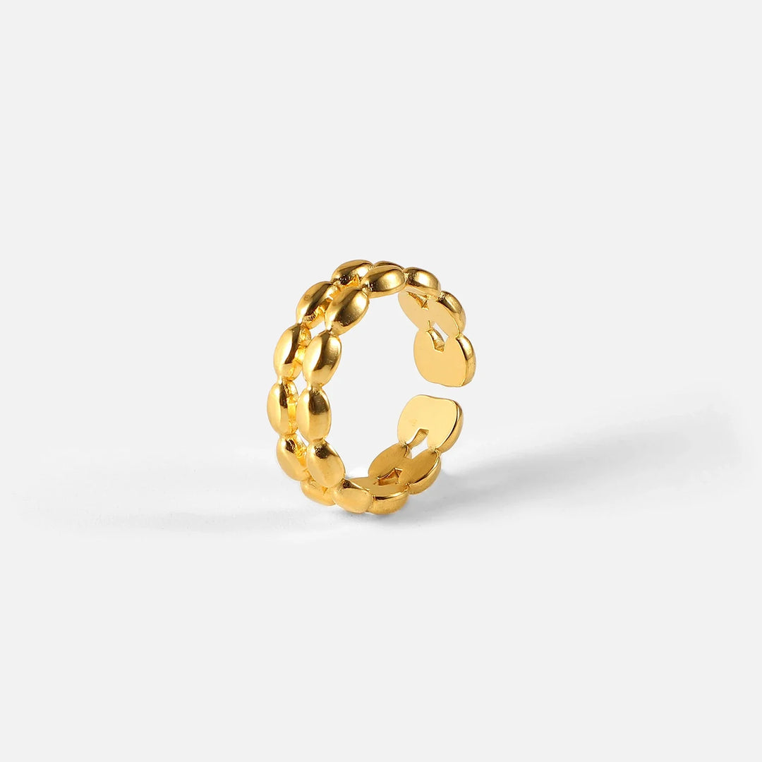 Skanto | 18k Oval Perle Ring