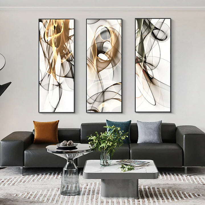 Minimalist Flytande Eterisk Abstrakt Veggkunst Fine Art Lerretutskrifter Bilder For Moderne Leilighet Stue Hjemmekontor Kunst Dekor | Skanto