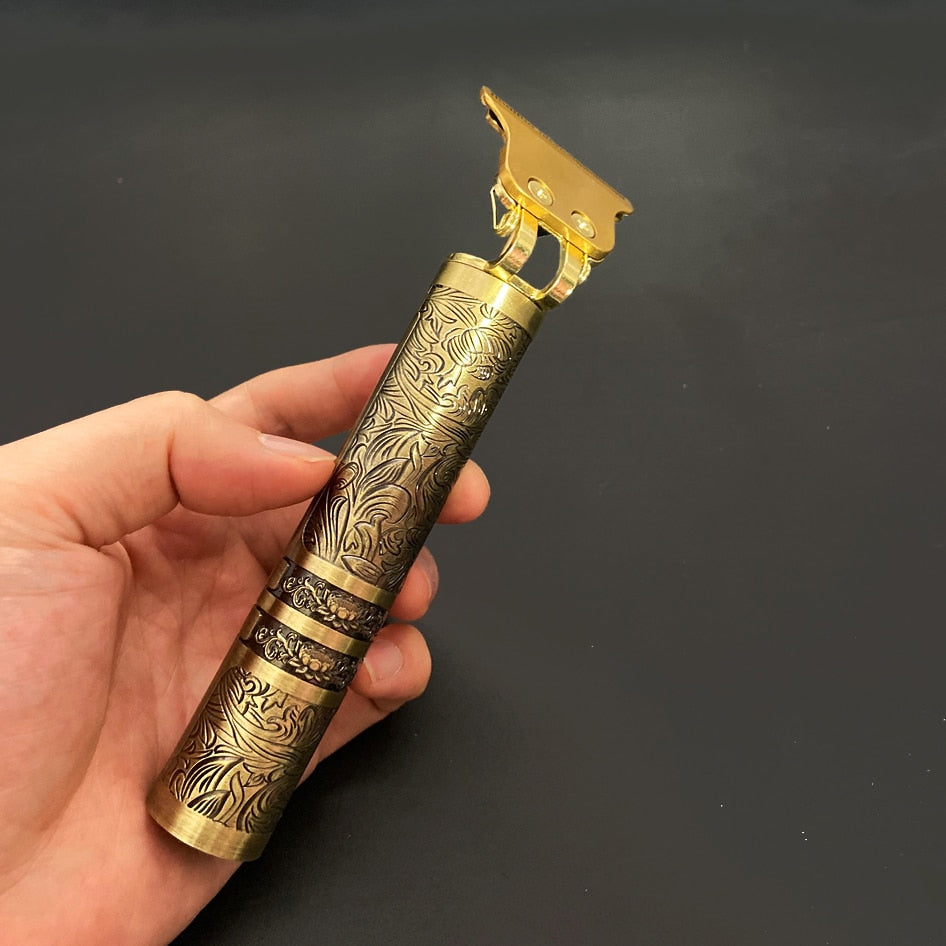 Vintage Oppladbar Skjeggtrimmer med Vedlegg Skanto