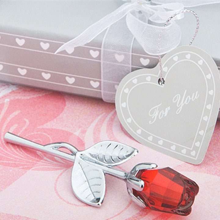 Skanto | Luksus Krystall Rose i Gaveeske – Valentinsdaggave til Henne