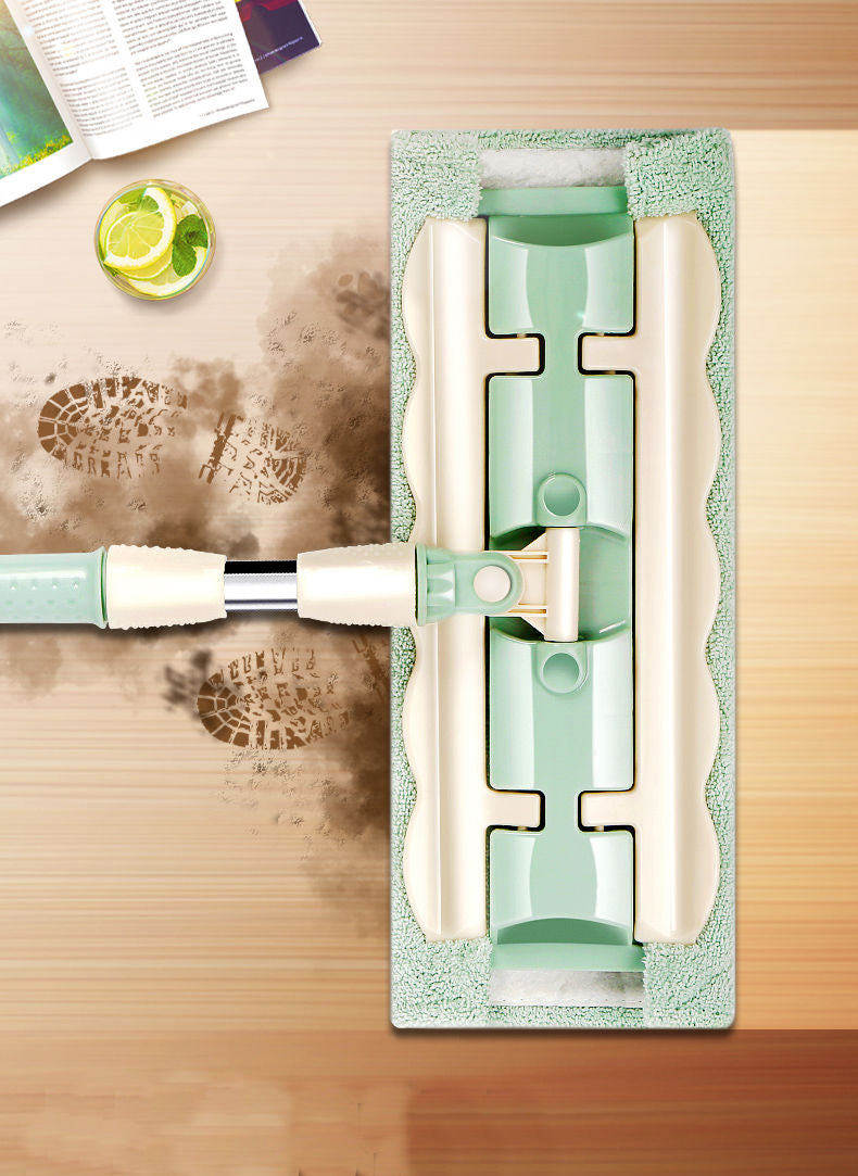 360 Grad Teleskopisk Stor Flat Mop | Skanto