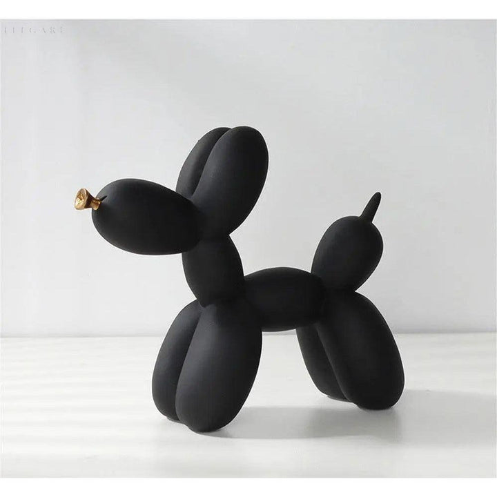 Haku - Ballonghund figur med gyllenese | Skanto