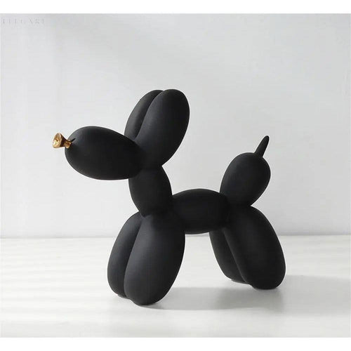 Haku - Ballonghund figur med gyllenese | Skanto