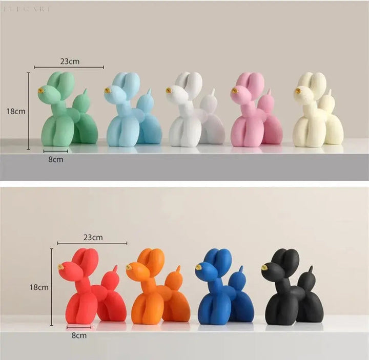 Skanto | PuffGlow - Golden Snout Ballong Skulptur