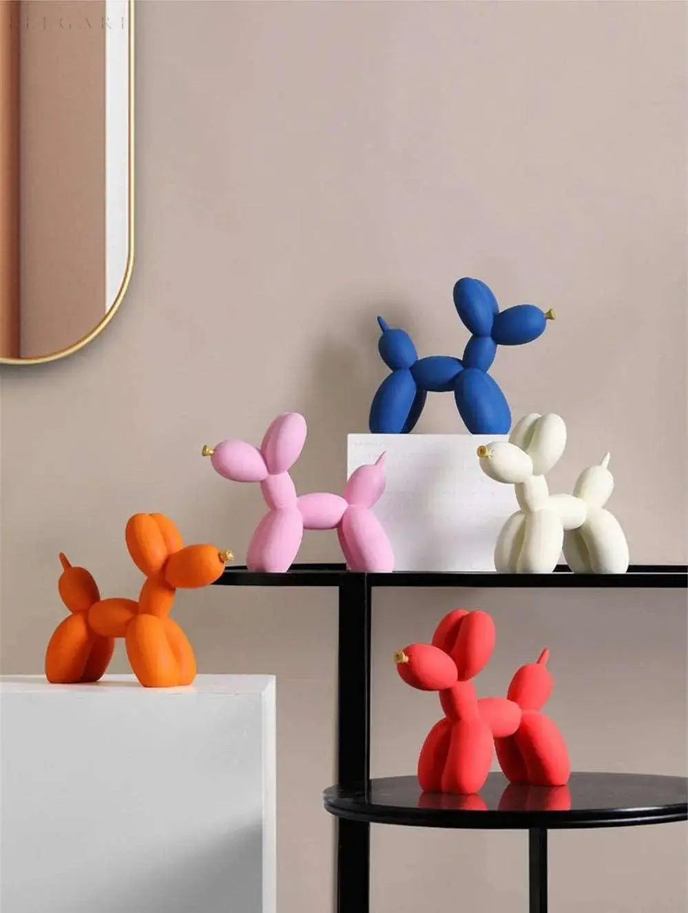 Skanto | PuffGlow - Golden Snout Ballong Skulptur