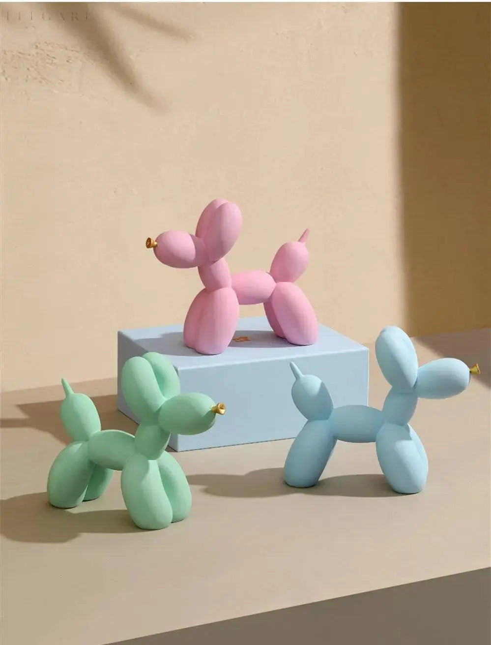 Skanto | PuffGlow - Golden Snout Ballong Skulptur