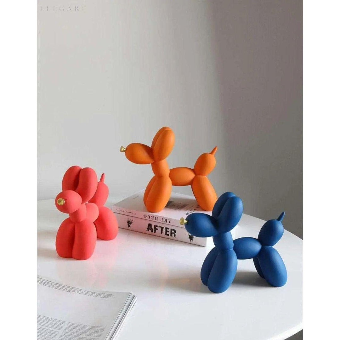 Haku - Ballonghund figur med gyllenese | Skanto