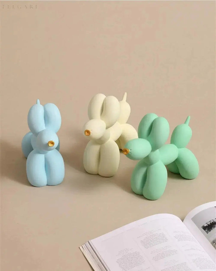 Skanto | PuffGlow - Golden Snout Ballong Skulptur