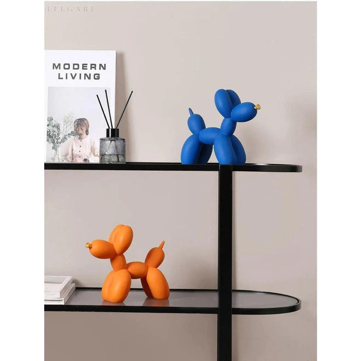 Haku - Ballonghund figur med gyllenese | Skanto
