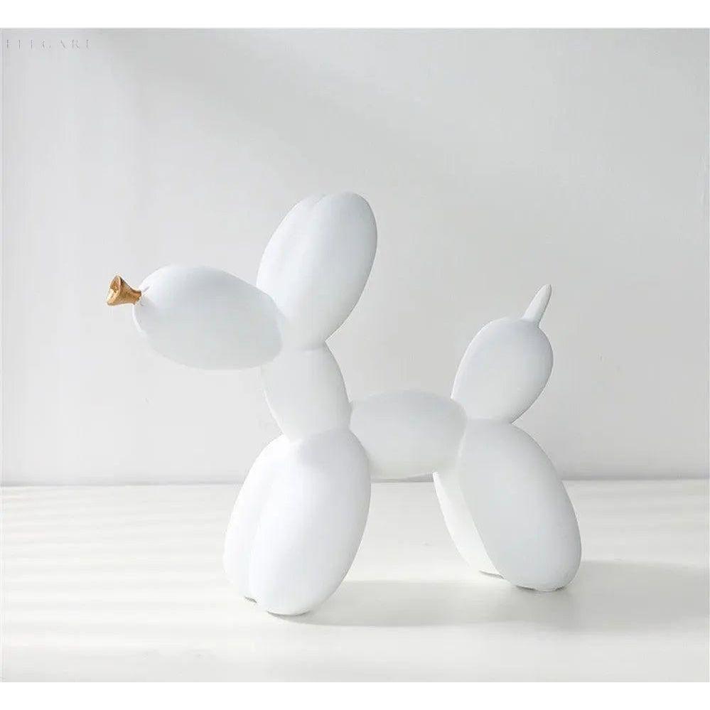 Haku - Ballonghund figur med gyllenese | Skanto