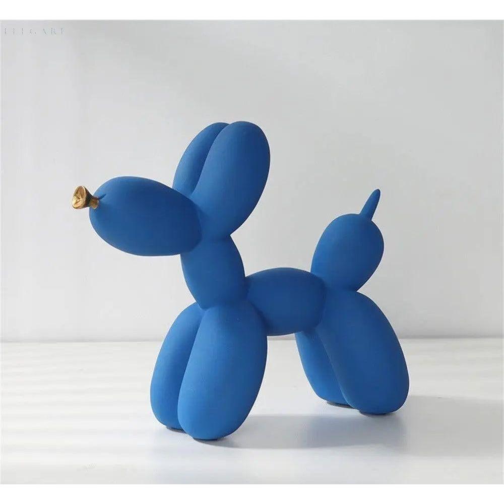 Haku - Ballonghund figur med gyllenese | Skanto
