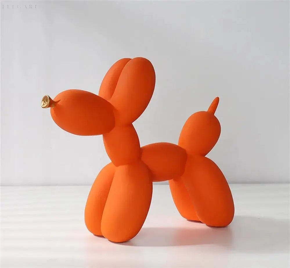 Skanto | PuffGlow - Golden Snout Ballong Skulptur