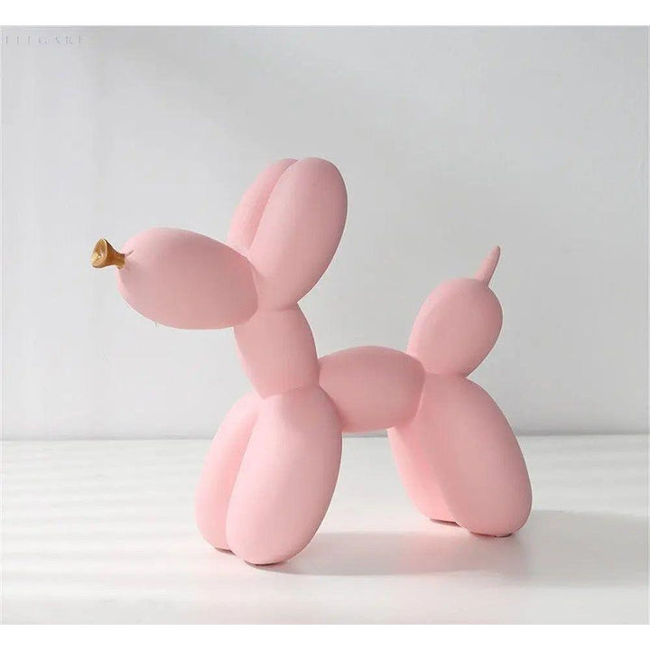 Haku - Ballonghund figur med gyllenese | Skanto