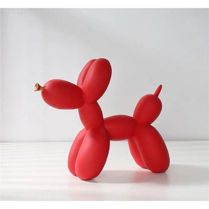 Haku - Ballonghund figur med gyllenese | Skanto