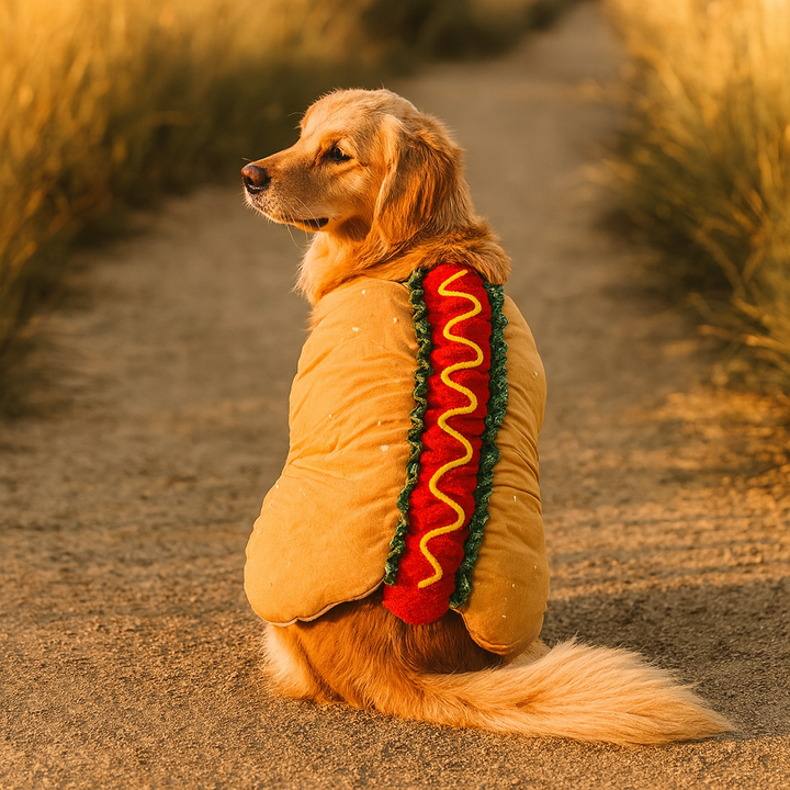 Skanto | Halloween Hot Dog Kjole til Kjæledyr