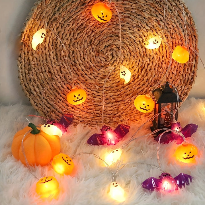 Skanto | Spooky Halloween Lyskilder – Batteridrevet Gresskar Design