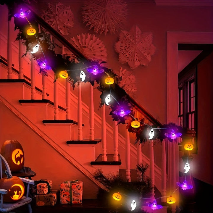 Skanto | Spooky Halloween Lyskilder – Batteridrevet Gresskar Design