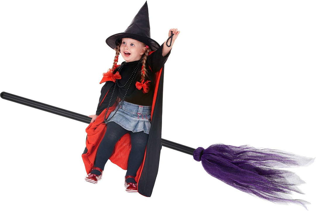 Skanto | Halloween Heksesopel – Plast Party Rekvisitt for Skumle Morsomme Dekor
