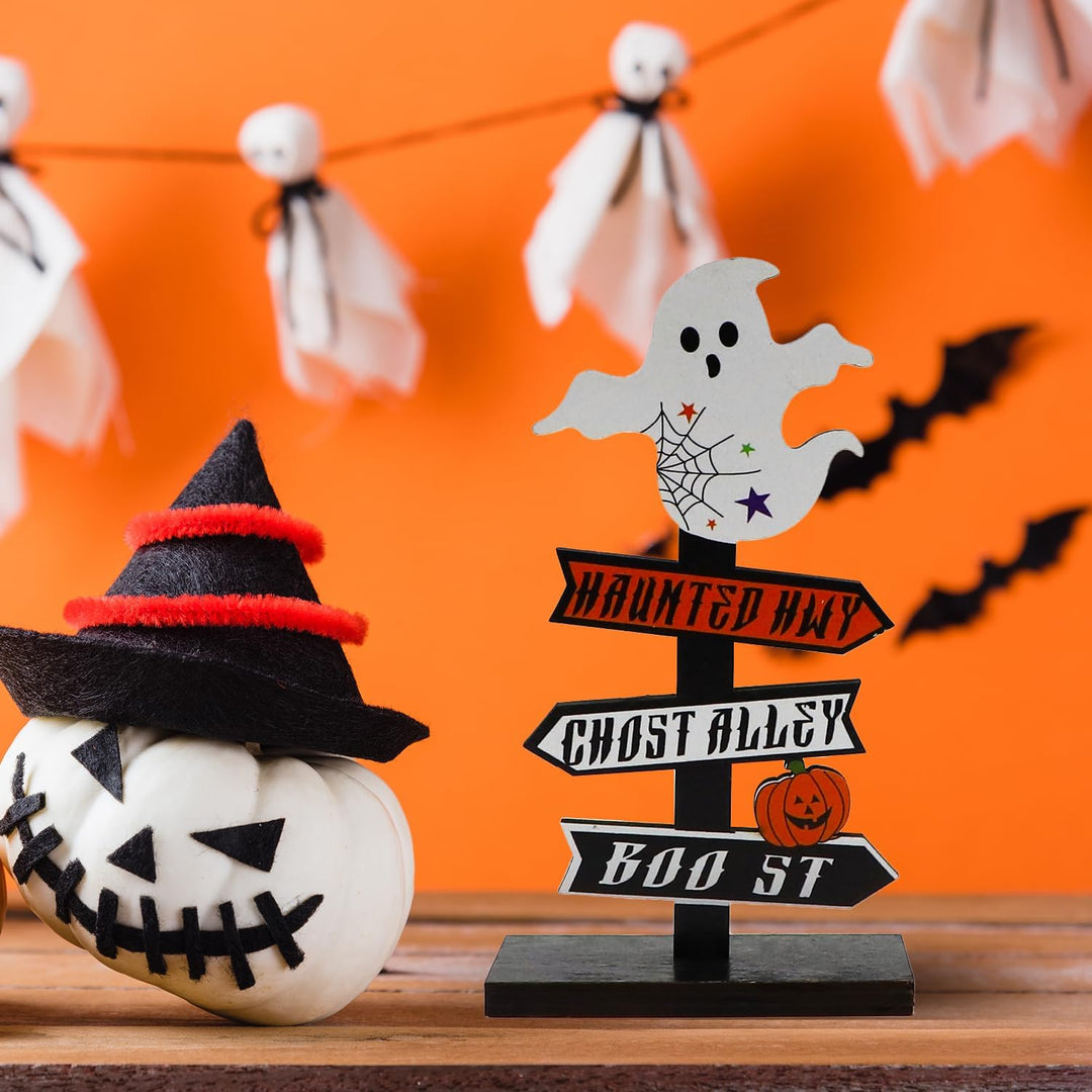 Skanto | Halloween Tre-pumpe – Dekorativt Bord Ornament for Hjem