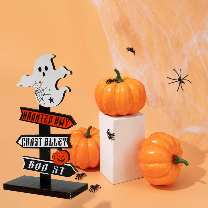 Skanto | Halloween Tre-pumpe – Dekorativt Bord Ornament for Hjem