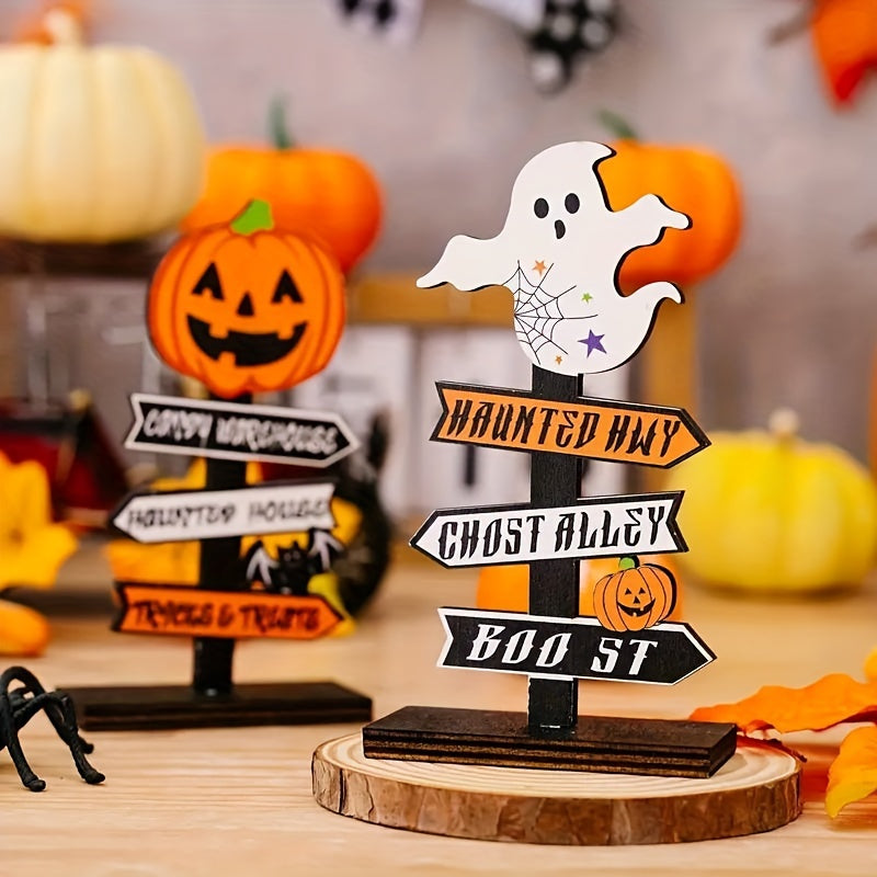 Skanto | Halloween Tre-pumpe – Dekorativt Bord Ornament for Hjem