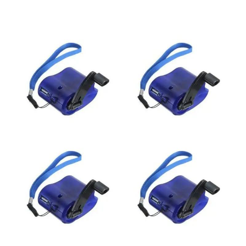 Tragbares Notfallladegerät mit Handkurbel, USB-Anschluss og LED-Anzeige