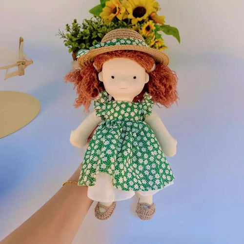 Skanto | HeartLoom Waldorf dukke | Håndlaget bomull plush dukke | Myk kosedukke | Fremmer fantasi & emosjonell utvikling