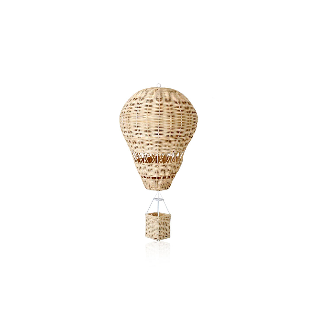 Skanto | Håndlaget Rattan Vevd Ballong Mobil Ornament