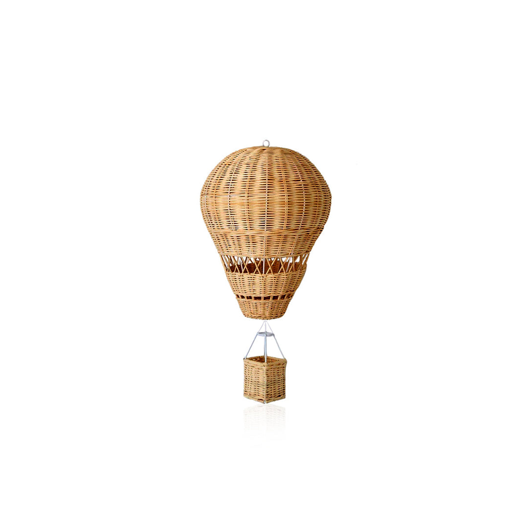 Skanto | Håndlaget Rattan Vevd Ballong Mobil Ornament