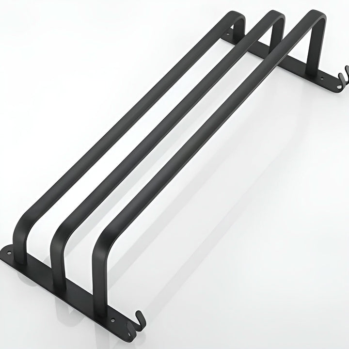 Skanto | HangEase 3-lags vegghåndkleholder – Svart
