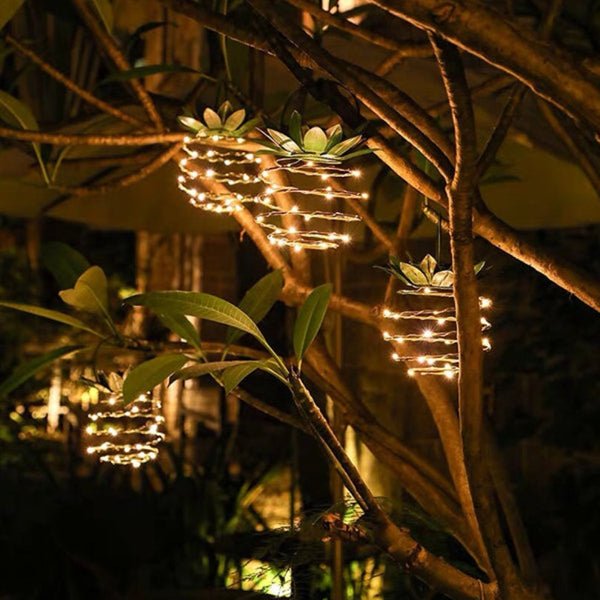 Skanto | Ananasformet Sol Lampe - SolarPine