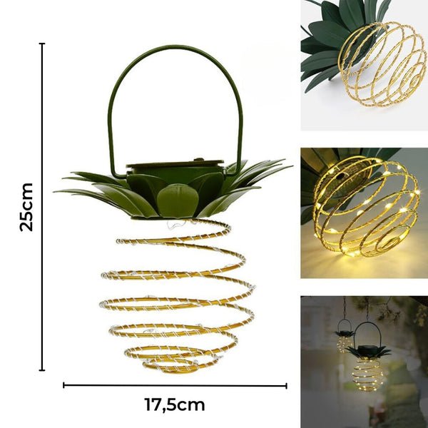 Skanto | Ananasformet Sol Lampe - SolarPine
