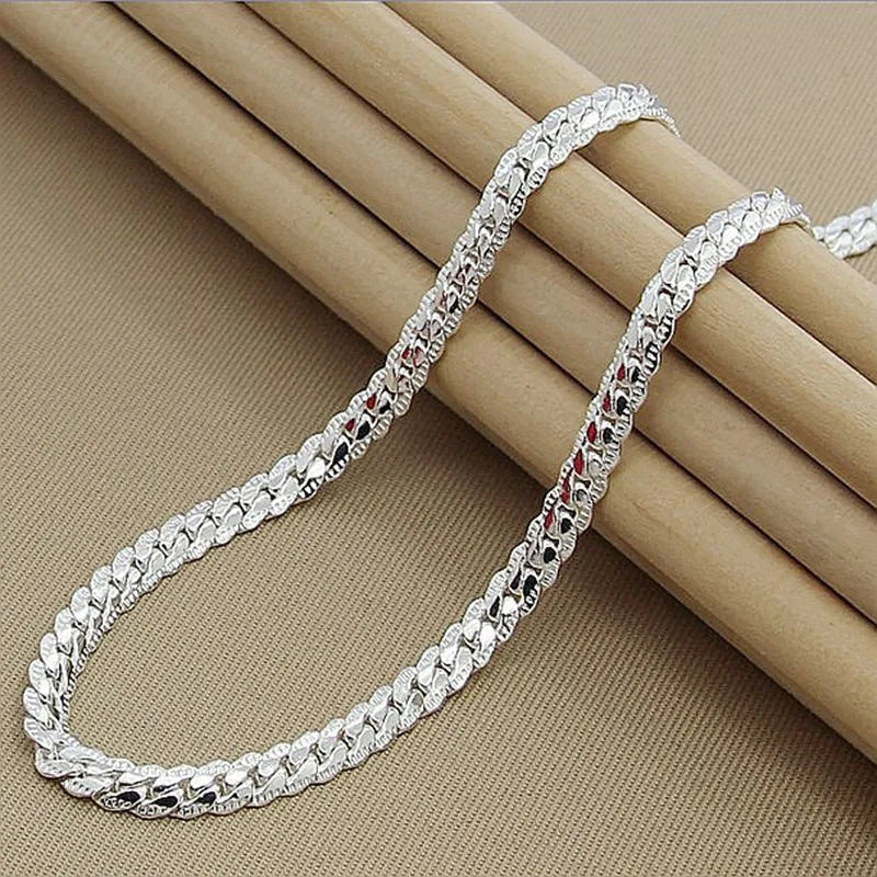 Skanto | Sølv Lucky Necklace – 925 Sterling Sølv Necklace for Tidløs Eleganse