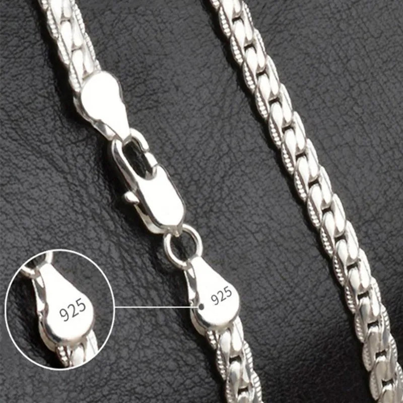 Skanto | Sølv Lucky Necklace – 925 Sterling Sølv Necklace for Tidløs Eleganse