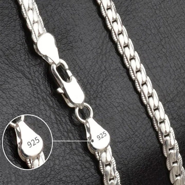 Silberne Glückskette – Halskette aus 925er Sterlingsilber für zeitlose Eleganz