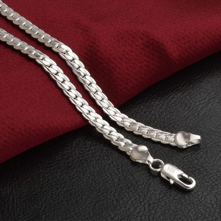 Skanto | Sølv Lucky Necklace – 925 Sterling Sølv Necklace for Tidløs Eleganse