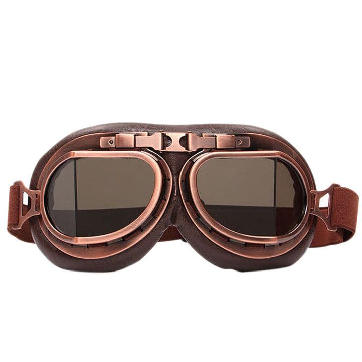 Skanto | Vintage Steampunk Motorsykkelbriller
