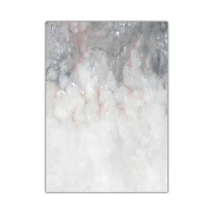 Abstrakte nyanser av rosa grå minimalistisk veggkunst fine art lerret utskrifter bilder for moderne leilighet stue kunstdekor | Skanto