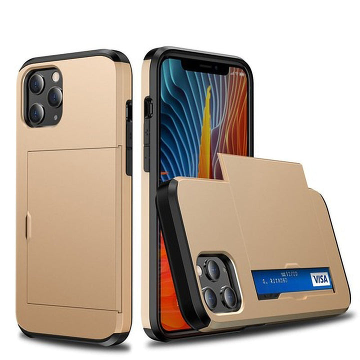 Skanto | Business Armor Slide Wallet iPhone Case
