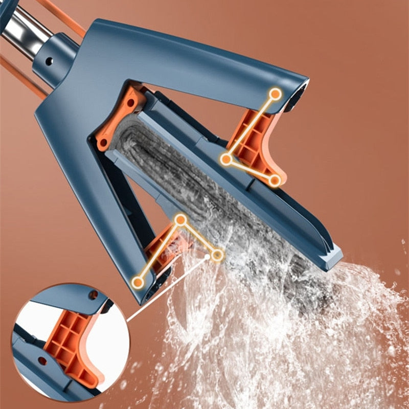 Skanto | Handle Ease Sammenleggbar Enkel Gulvmopp