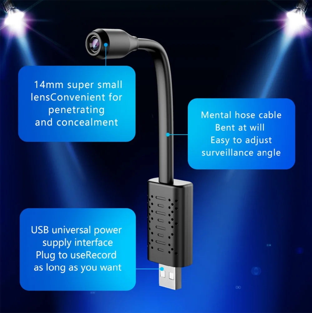 Skanto | USB Mini HD Overvåkningskamera