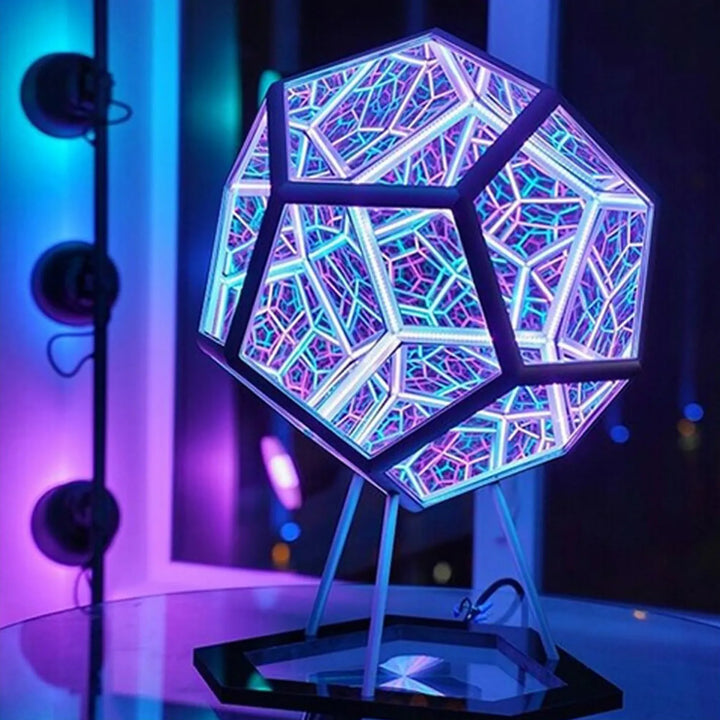 Skanto Infinite Dodecahedron Color Art Light Usb Charging Decorative Lamp Home Desktop Decoration Aesthetic Room Decor